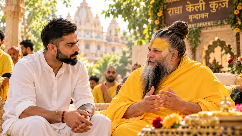 Kohli team denies ₹5 crore claim over Premanand Maharaj ashram visit, calls it ‘baseless’